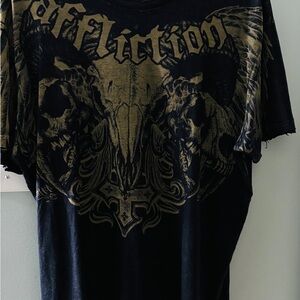 Affliction Men's Tee: Shadows Fall Collab 2006